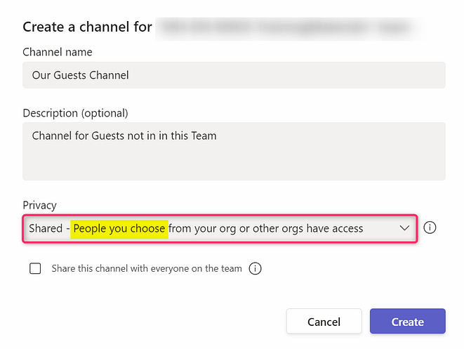 Microsoft Teams Shared Channel being rolled out